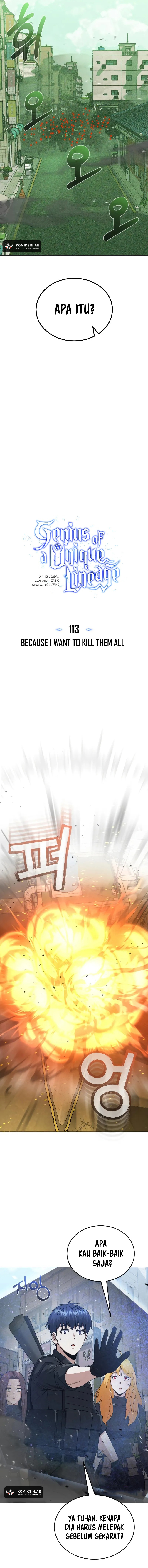 Genius of the Unique Lineage Chapter 113