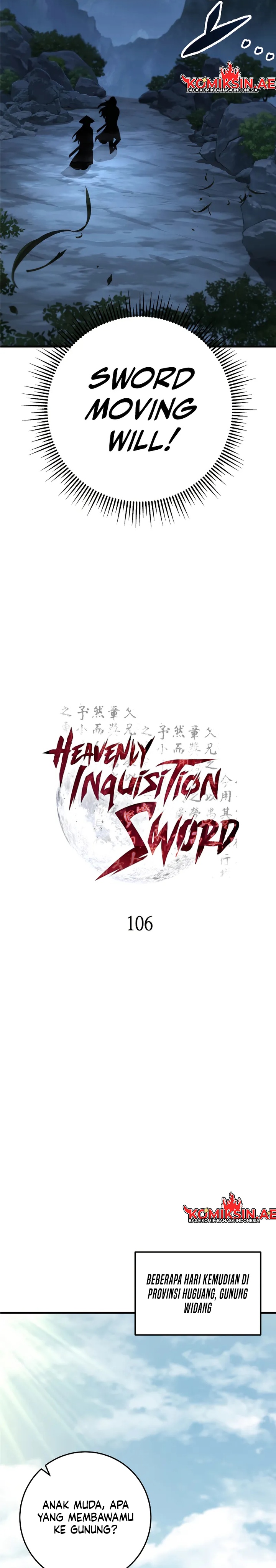 Heavenly Inquisition Sword Chapter 106